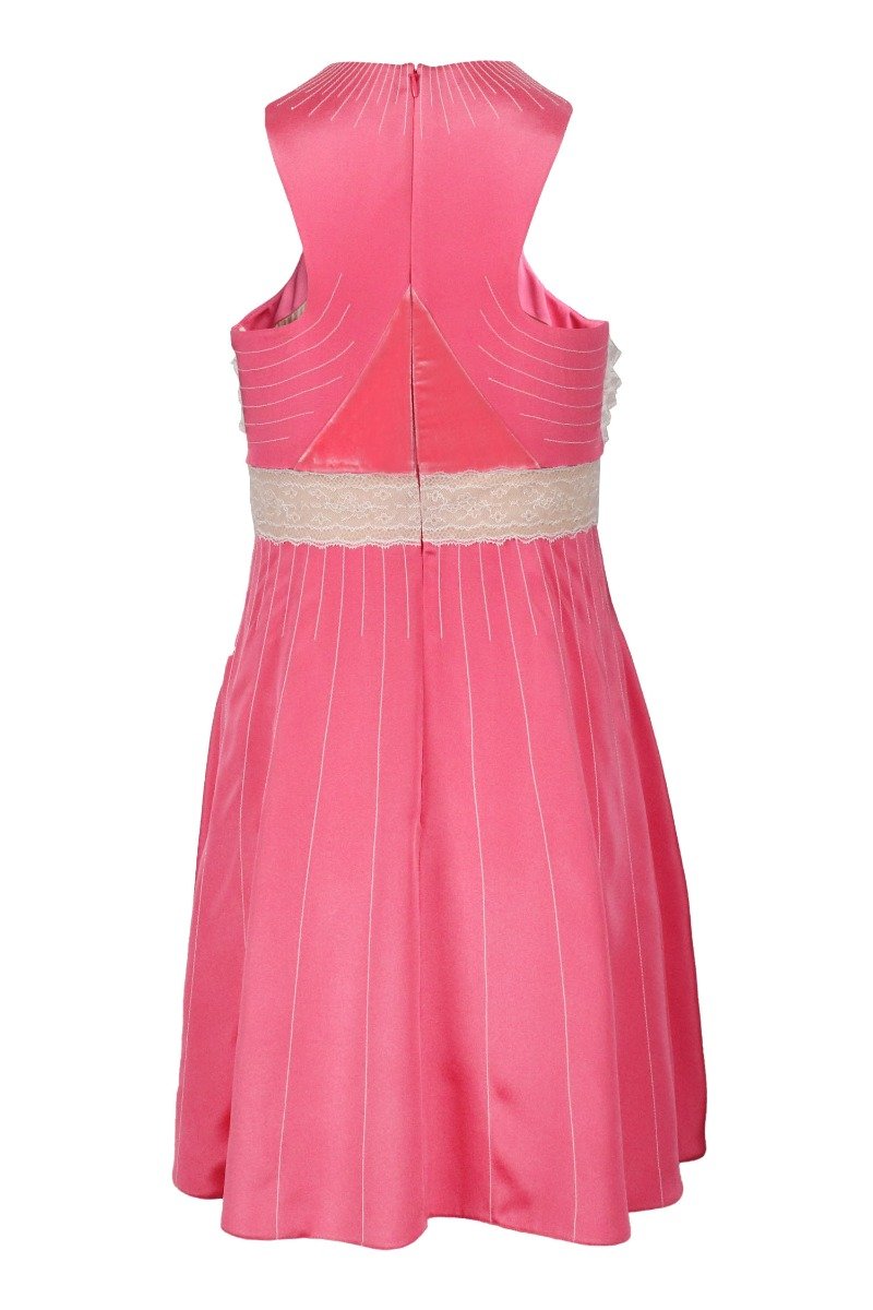 Crepe Envers Dress Women Fashion Dinner Midi Dress