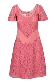 Lace Dress Women Fashion Valentino Silk Cotton Short-Sleeve Young Bright Onepiece
