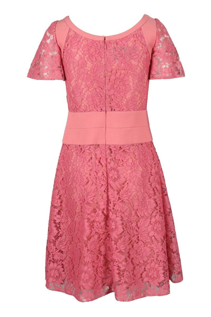 Lace Dress Women Fashion Valentino Silk Cotton Short-Sleeve Young Bright Onepiece