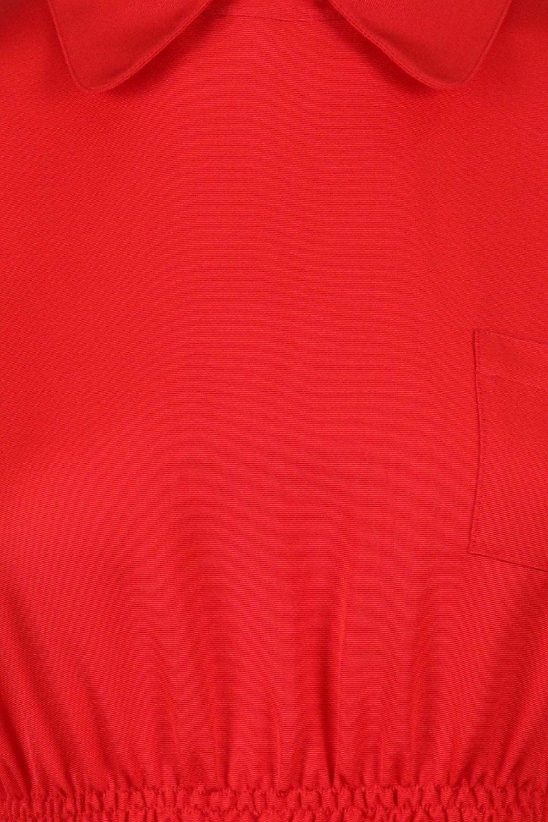 Mini Dress Women Fashion Valentino Viscose-Blend Short-Sleeve Sharp Smocked Casual Stylish