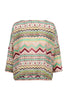 Geometric Blouse Silk Women Fashion Casual Designer 