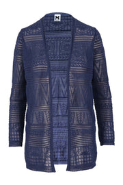 Patterned Long Cardigan Women Fashion M Missoni Cotton Blend Long Sleeve Outwear Coat Designer