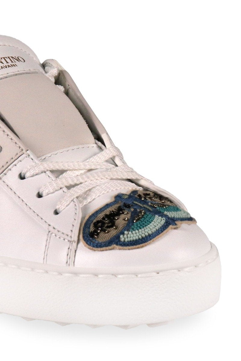 Embellished Butterfly Sneaker Valentino Stud Embroidery Shoes Sneakers 