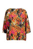 Volcanoes Erupting Top Silk Stylish Sharp Long Sleeve Trendy M MISSONI