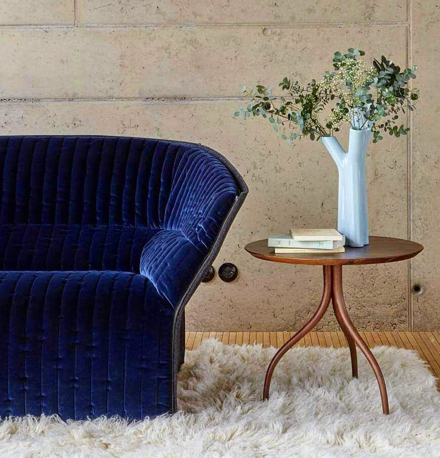 Roseau Blue Living Ligne Roset Ceramic Vase Tree-Trunk Design Home Accessories