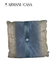 Sabir Blue/gold Living Armani Casa Cushion Pillow Home Lifestyle