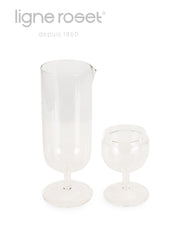 Spoutnik Carafe + Glass Clear Dining Ligne Roset Glassware Guillaume Bardet Drink 