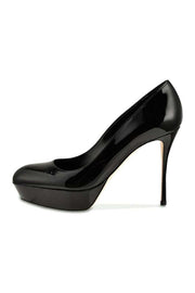 Alton Pump Leather Black Classic Chic Formal Elegant Women Heels