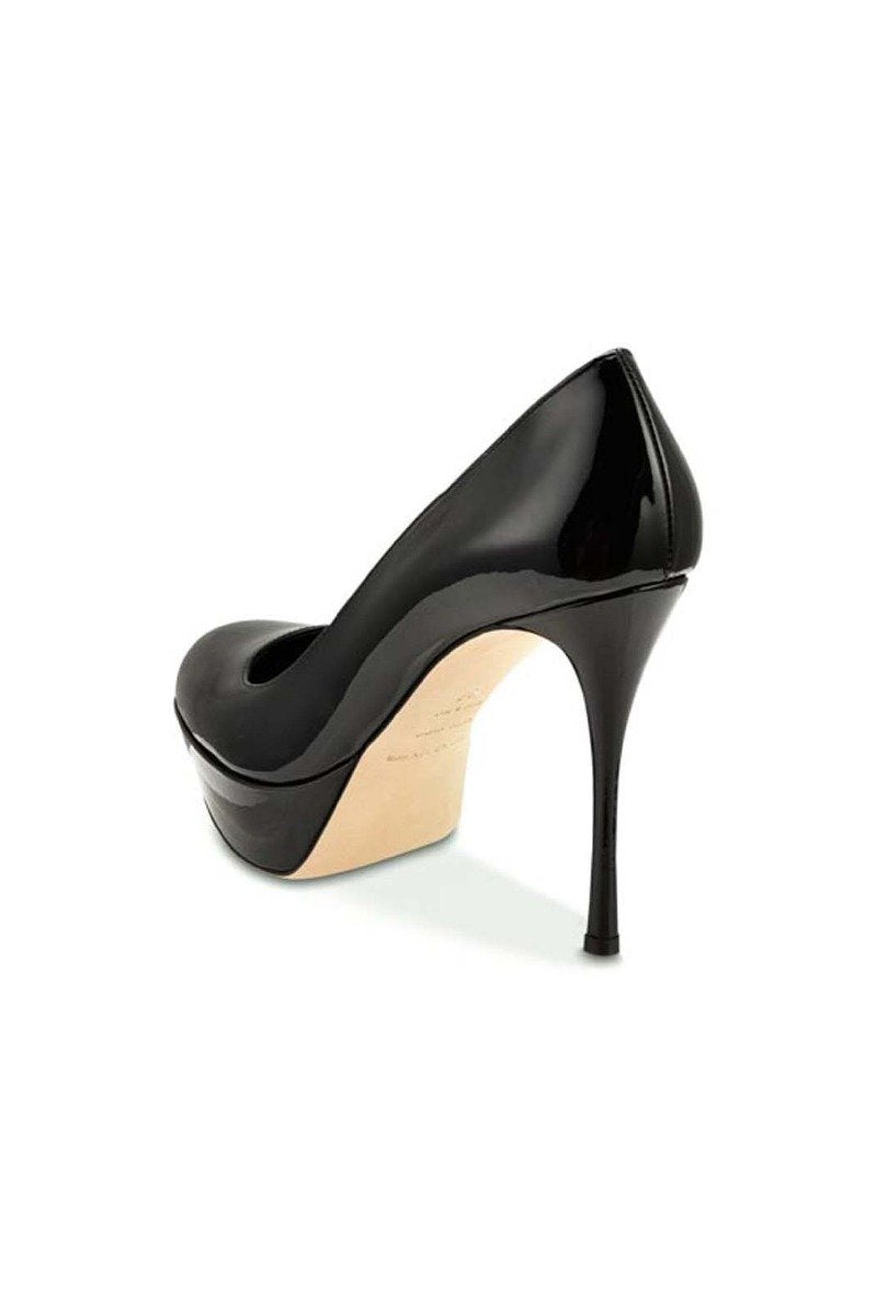 Alton Pump Leather Black Classic Chic Formal Elegant Women Heels