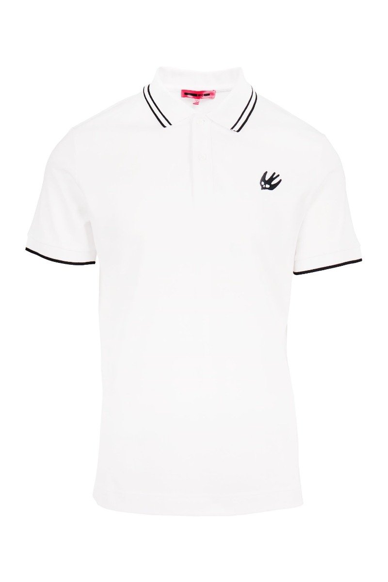 Classic Swallow Polo Collar Menswear Basic Casual Fashion