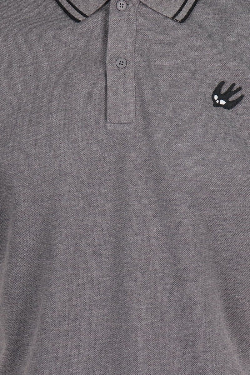 Swallow Polo Shirt Men Fashion MCQ Cotton Short Sleeve Top