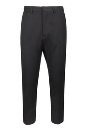 Peg Leg Pant Men Fashion MCQ Polyester Blend Long Formal Classic
