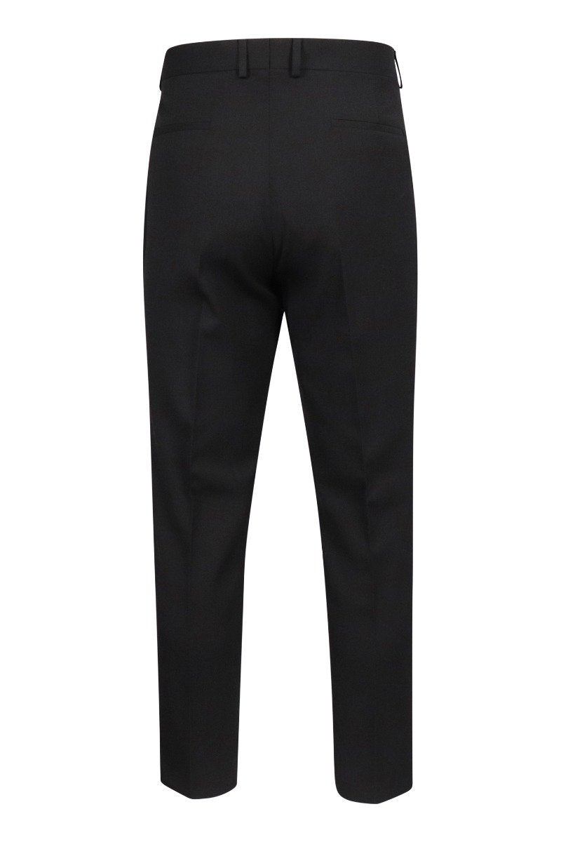 Peg Leg Pant Men Fashion MCQ Polyester Blend Long Formal Classic