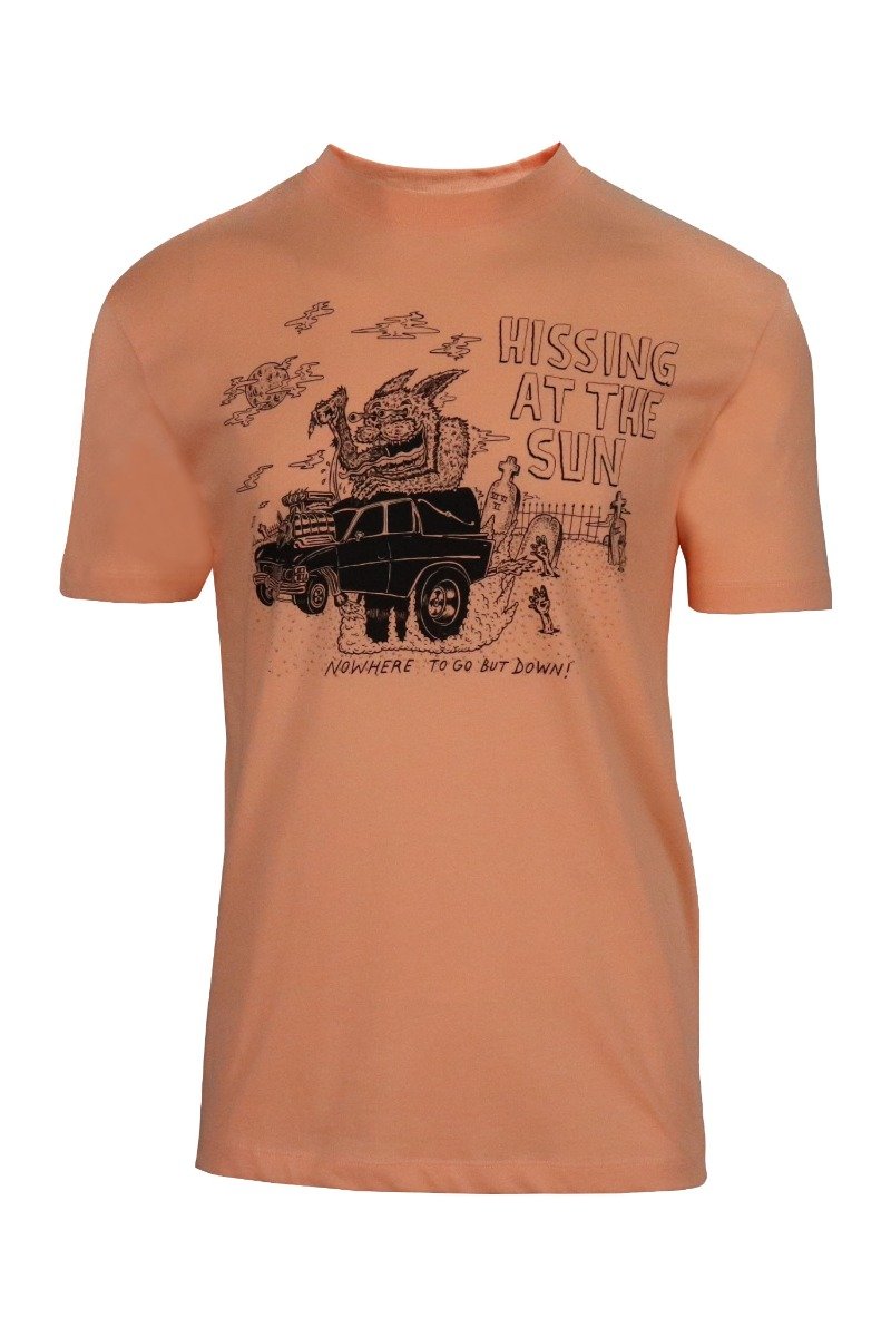 Hissing At The Sun T-Shirt MCQ Casual  Tee