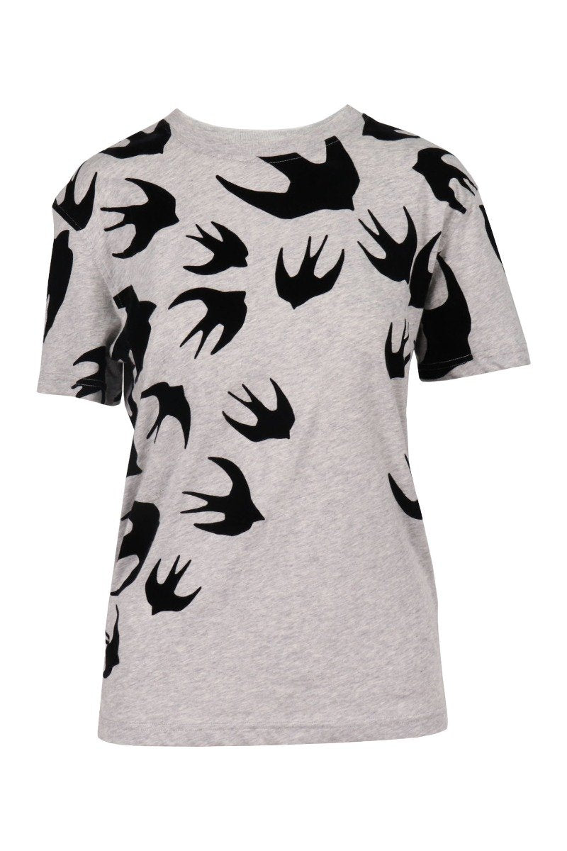 Swallow T-Shirt Women Fashion MCQ Cotton Short Sleeve Casual