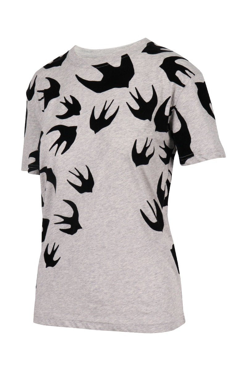Swallow T-Shirt Women Fashion MCQ Cotton Short Sleeve Casual