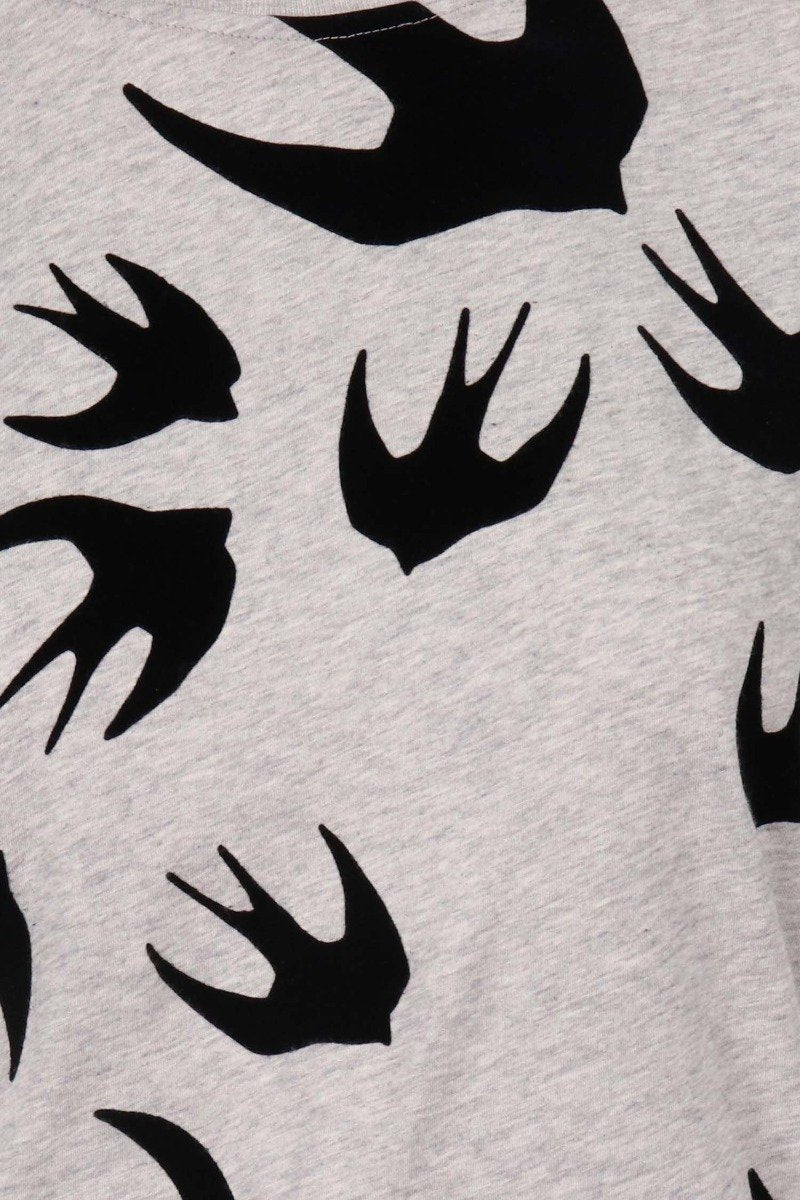 Swallow T-Shirt Women Fashion MCQ Cotton Short Sleeve Casual