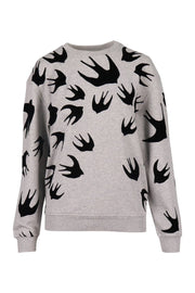 Swallow Sweatshirt Women Fashion MCQ Cotton Long Sleeve Casual Top