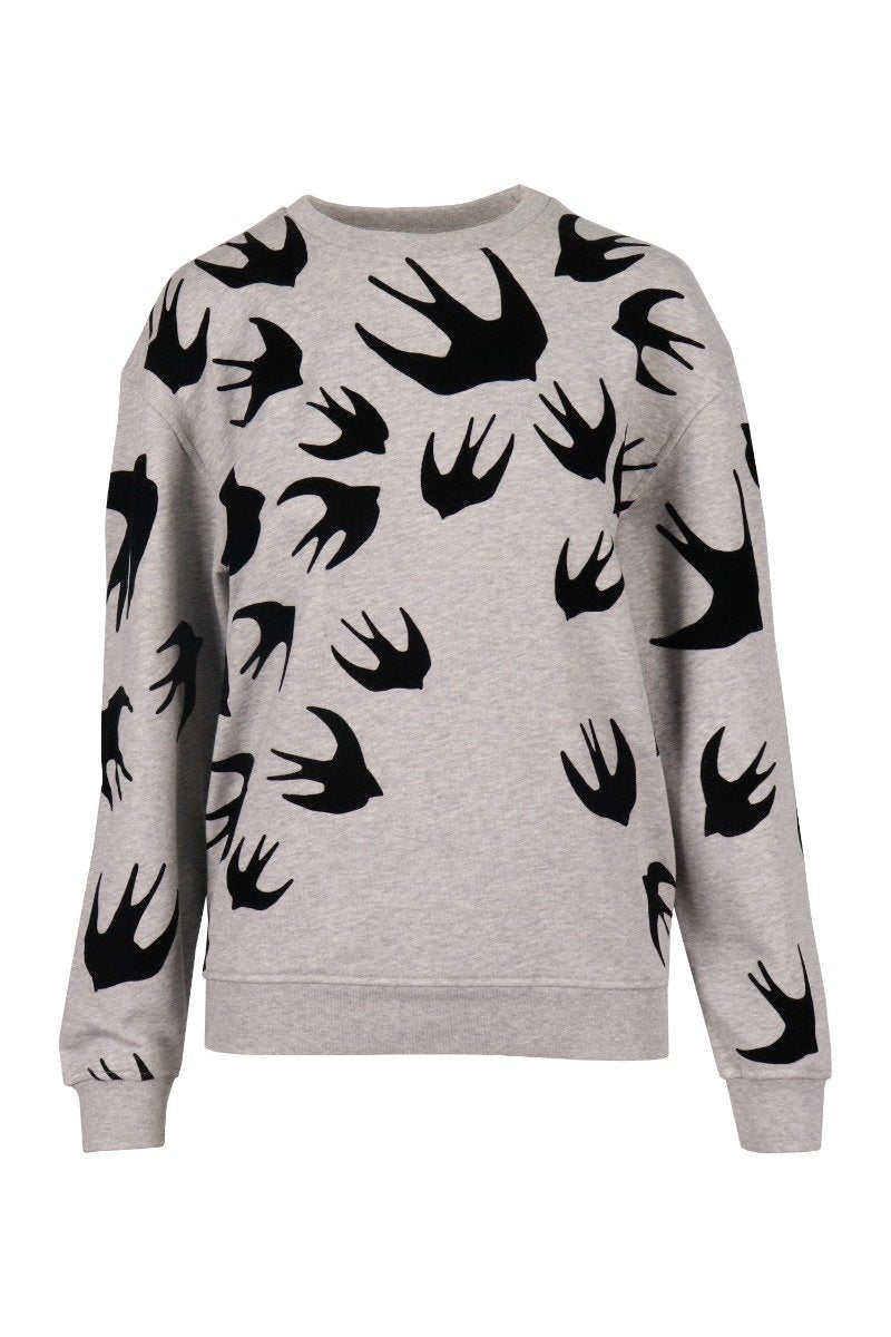 Swallow Sweatshirt Women Fashion MCQ Cotton Long Sleeve Casual Top