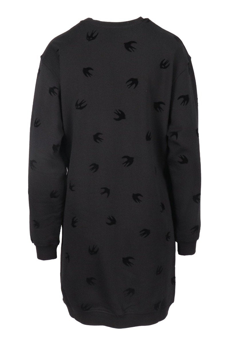 Swallow Sweatdress Women Fashion MCQ Cotton Long Sleeve Casual Onepiece