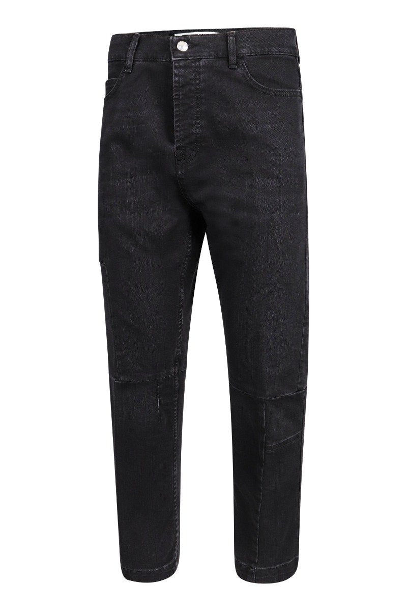 Cropped Jean Bottoms Casual Basic