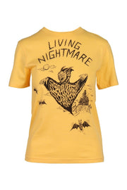 Living Nightmare T-Shirt Women Fashion MCQ Organic-Cotton Short Sleeve Casual Tee