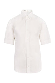 Bondage Shields Shirt Cotton Adjustable Basic White Casual Formal Short