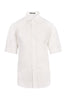 Bondage Shields Shirt Cotton Adjustable Basic White Casual Formal Short