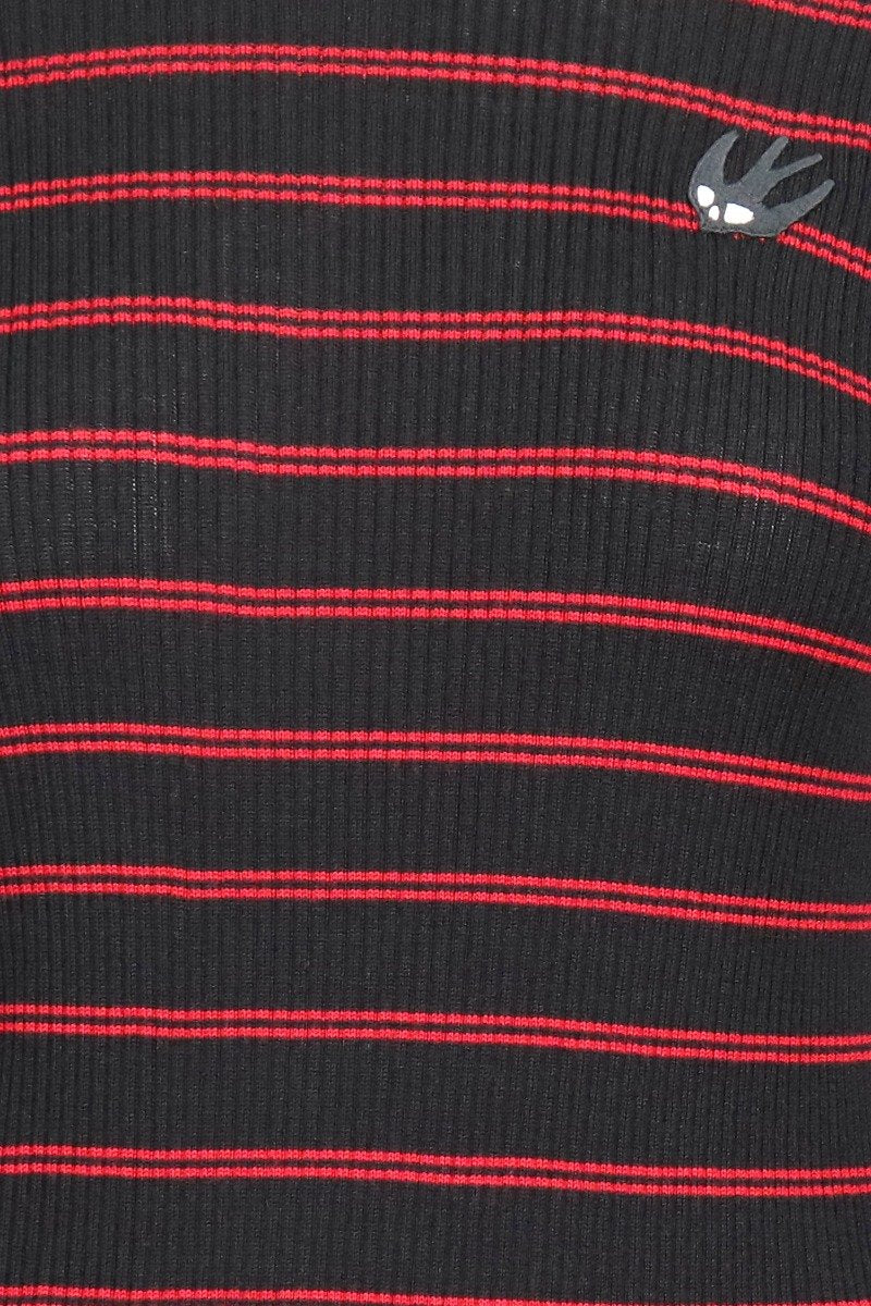 Stripes & Swallow Sweater Women Fashion MCQ Wool Stripes Long Sleeve Top