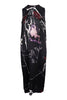 Punk Patchwork Dress Women Fashion MCQ Silk Sleeveless Stylish Designer Chic