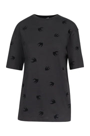 Swallow T-Shirt Men Fashion MCQ Cotton Short Sleeve Casual