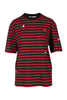 Monster Stripe T-Shirt Women Fashion MCQ Cotton Short-Sleeve Pattern Casual Tee