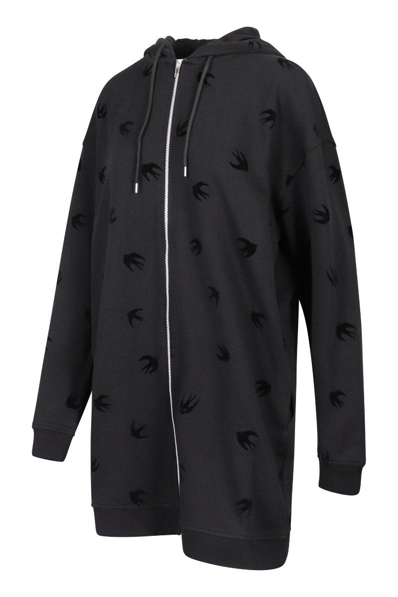 Swallow Oversized Hoodie Women Fashion MCQ Oversize Long Sleeve Cotton Casual