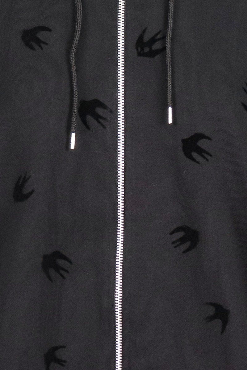 Swallow Oversized Hoodie Women Fashion MCQ Oversize Long Sleeve Cotton Casual