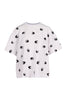 Swallow Cropped Sweatshirt Tee Women Fashion MCQ Short Sleeve Cotton Top