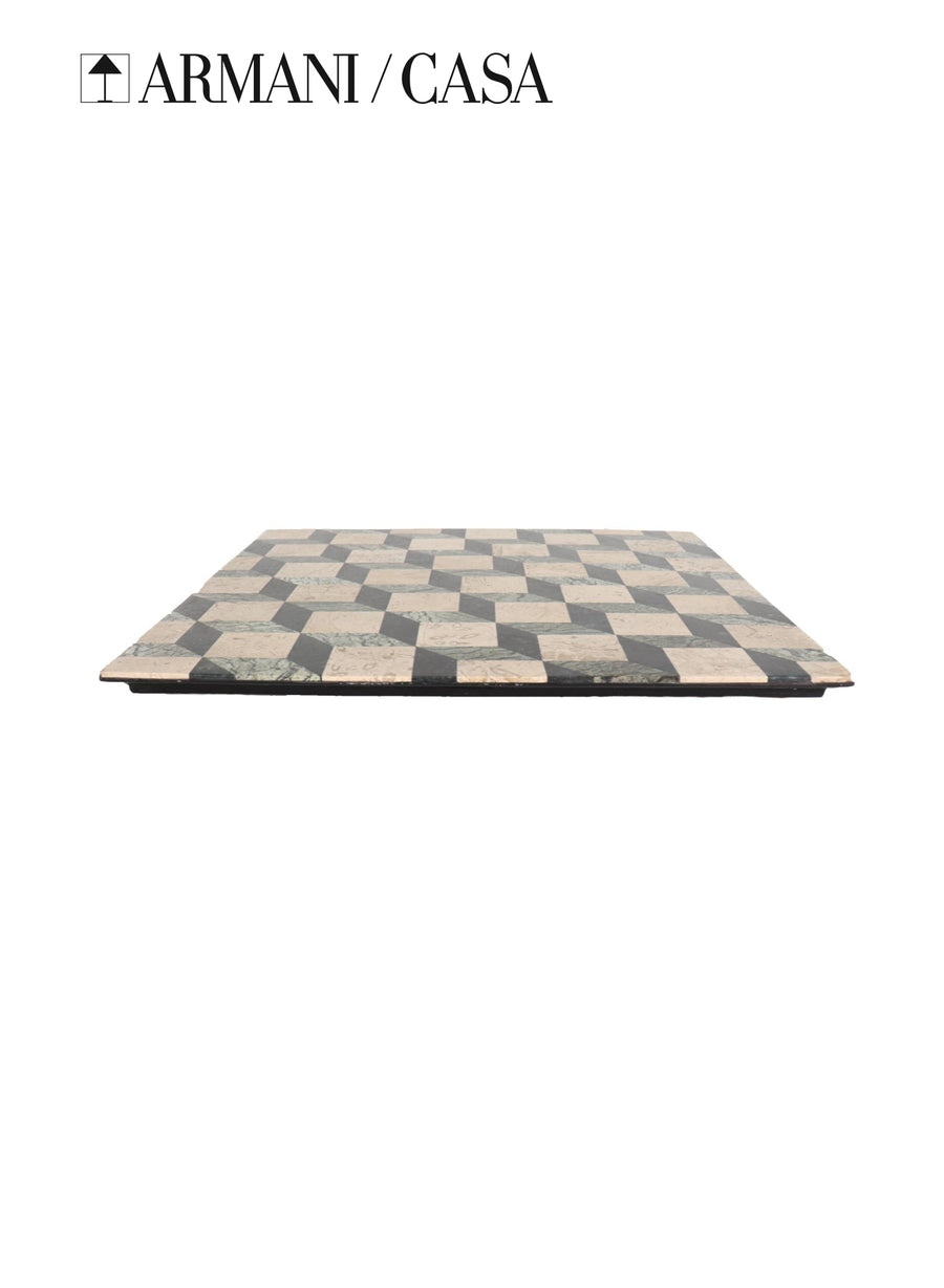 Valencia Black/green Dining Armani Casa Under plate Mosaic Home Living Modern Lifestyle Table