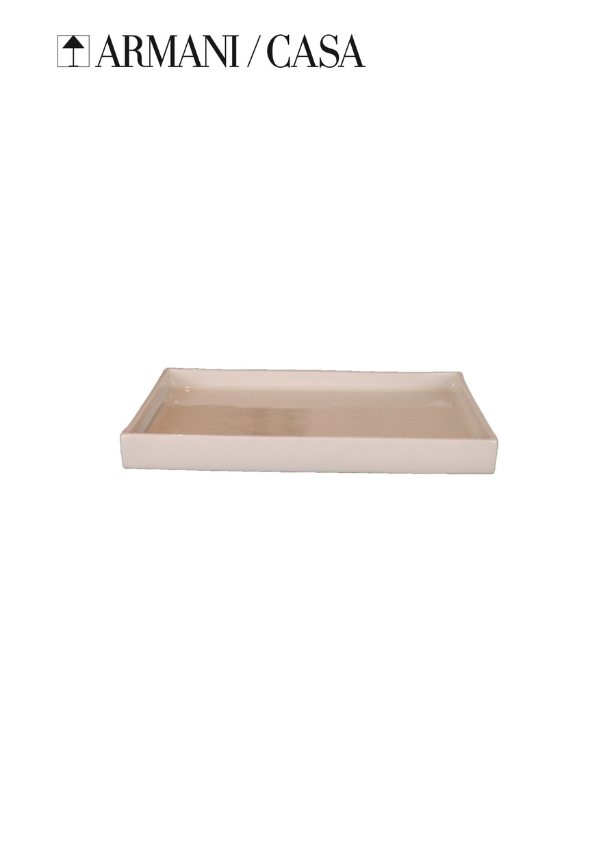 Vetiver Accessories Armani Casa Ceramic Trinket Tray Modern Lifestyle Home Living